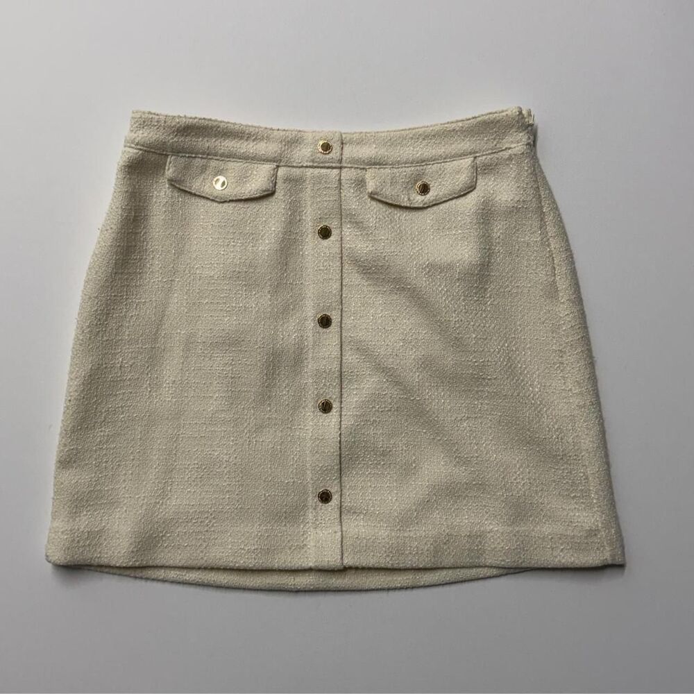 Marc-new-york Women's Cream and White Skirt